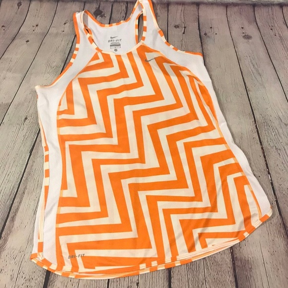Nike Tops - Nike Dri-Fit Racerback Athletic Tank Top Geometric